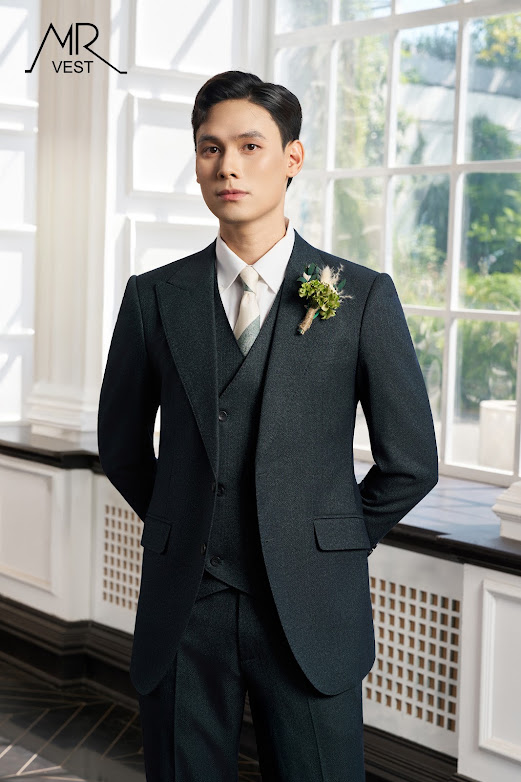 15.2 Avm701 Áo Vest Xanh RÊu GẤm 3000k