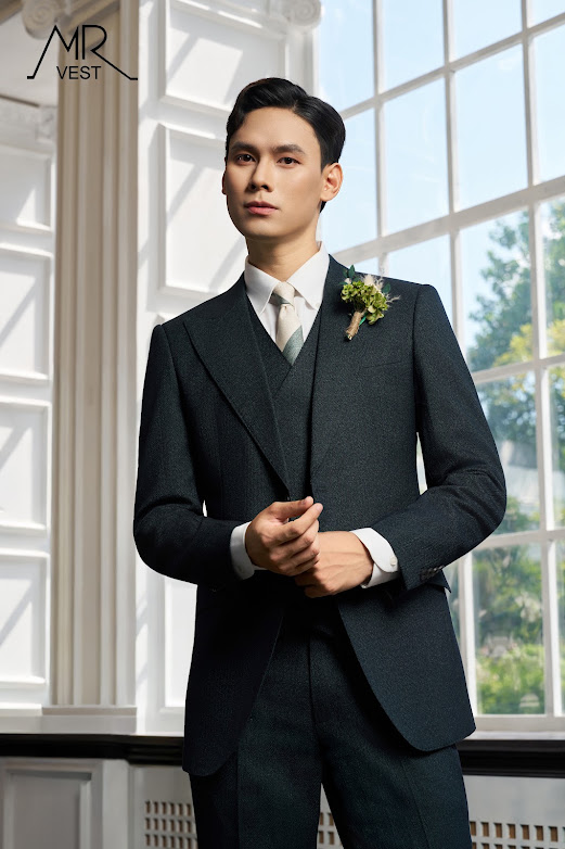 15.4 Avm701 Áo Vest Xanh RÊu GẤm 3000k