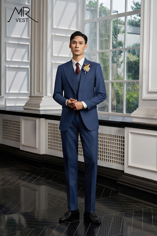 19.1 Avm694 Áo Vest Xanh DƯƠng Caro 2850k