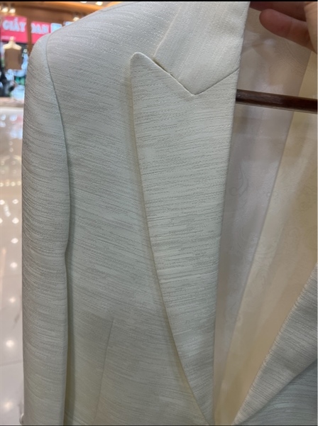 Peak white glitter jacket M