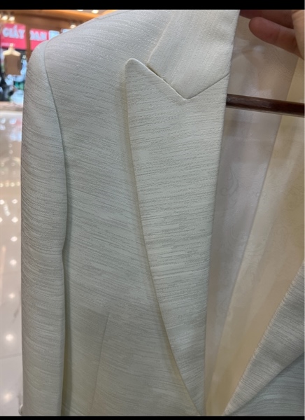 Peak white glitter jacket S