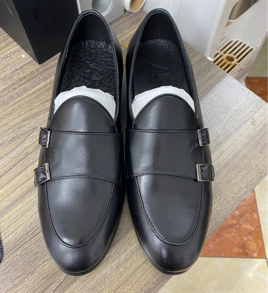 Double Monkstrap Shoes Black - 40