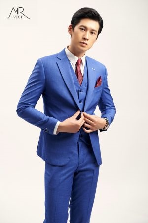 Áo vest xanh dương đậm M