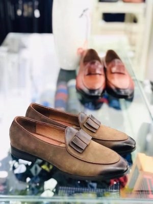 Giày búc lười nơ bẹt size 38