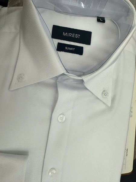 Button down shirt white XXL